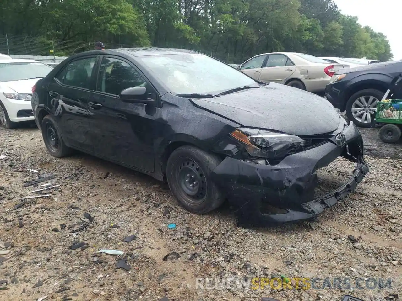 1 Photograph of a damaged car 2T1BURHE1KC233928 TOYOTA COROLLA 2019