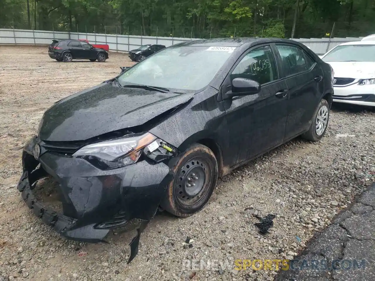 2 Photograph of a damaged car 2T1BURHE1KC233928 TOYOTA COROLLA 2019