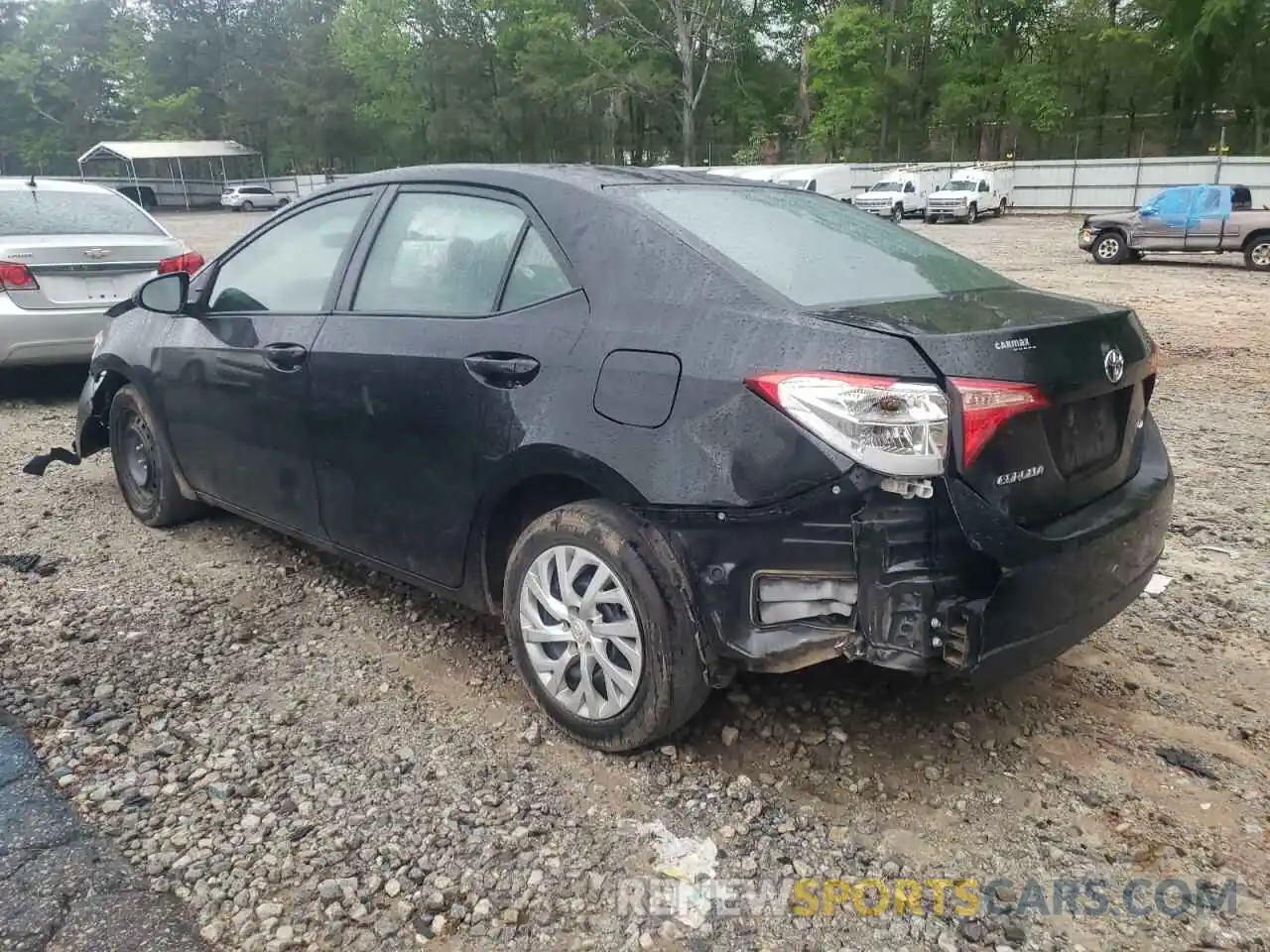 3 Photograph of a damaged car 2T1BURHE1KC233928 TOYOTA COROLLA 2019