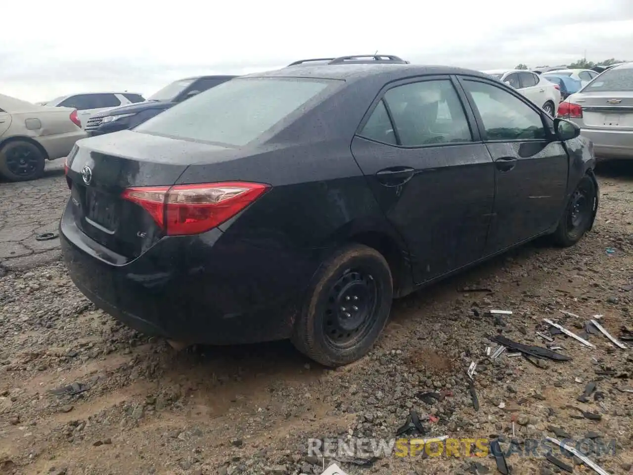 4 Фотография поврежденного автомобиля 2T1BURHE1KC233928 TOYOTA COROLLA 2019