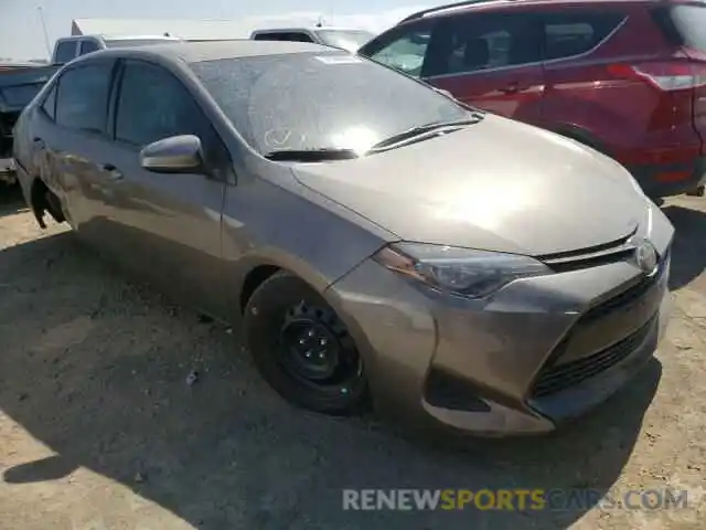 1 Photograph of a damaged car 2T1BURHE1KC234139 TOYOTA COROLLA 2019