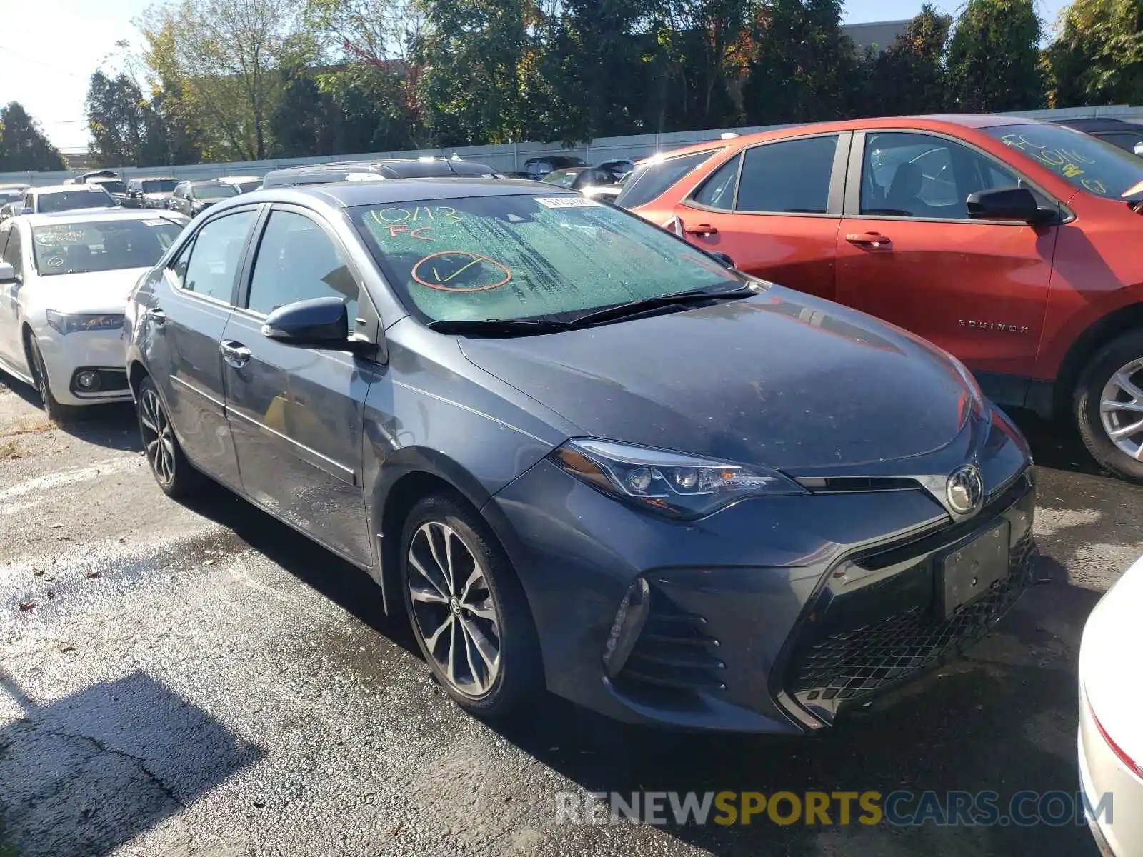 1 Photograph of a damaged car 2T1BURHE1KC234433 TOYOTA COROLLA 2019