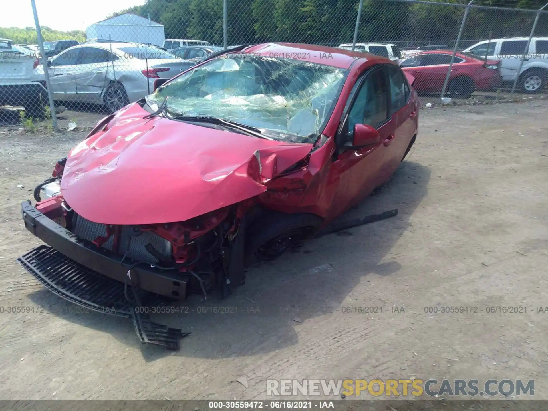 2 Photograph of a damaged car 2T1BURHE1KC234447 TOYOTA COROLLA 2019