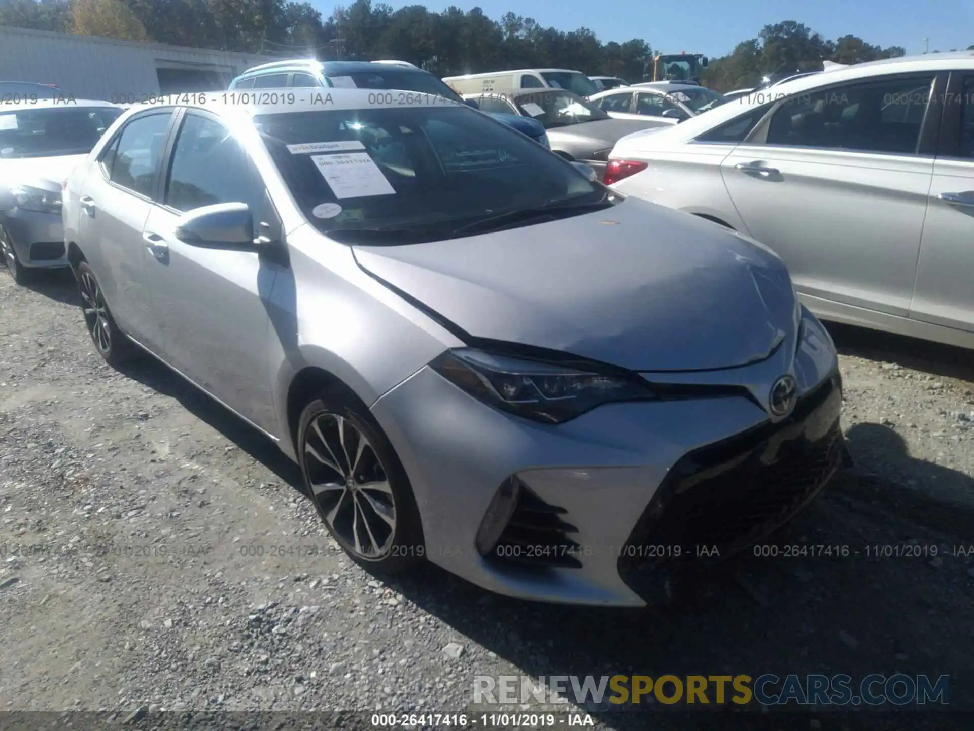 1 Photograph of a damaged car 2T1BURHE1KC234531 TOYOTA COROLLA 2019