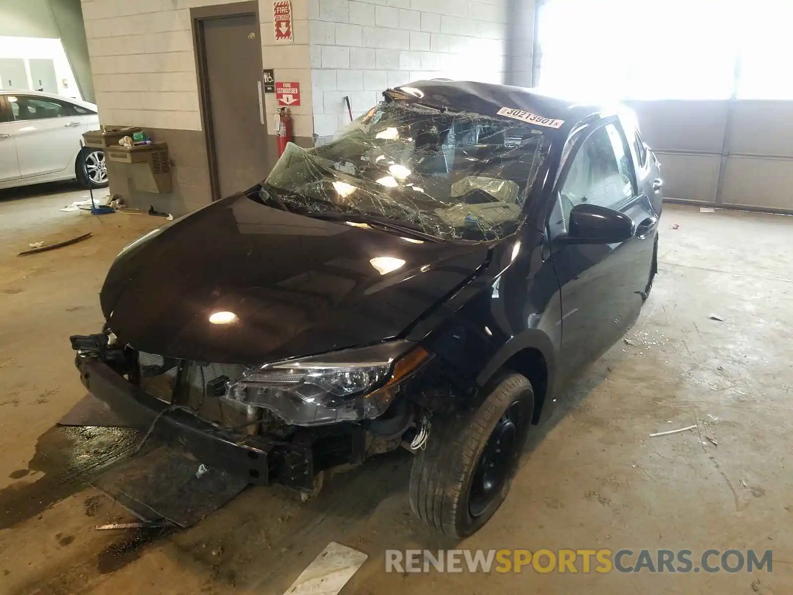 2 Photograph of a damaged car 2T1BURHE1KC235100 TOYOTA COROLLA 2019