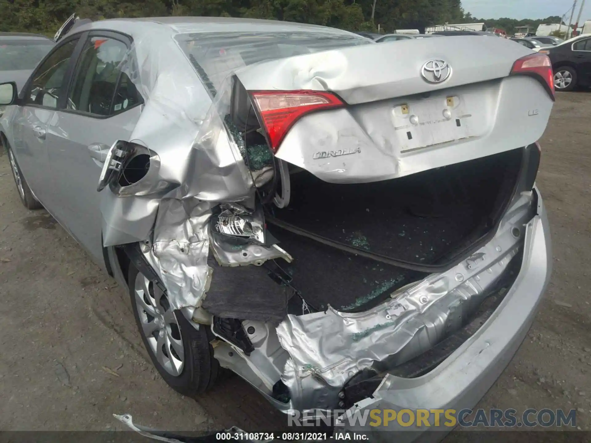 6 Photograph of a damaged car 2T1BURHE1KC235131 TOYOTA COROLLA 2019