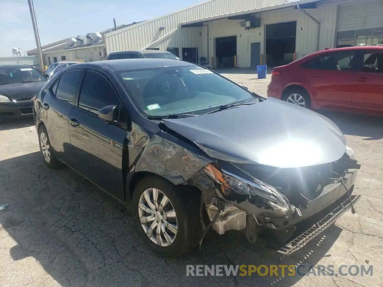 1 Photograph of a damaged car 2T1BURHE1KC235453 TOYOTA COROLLA 2019