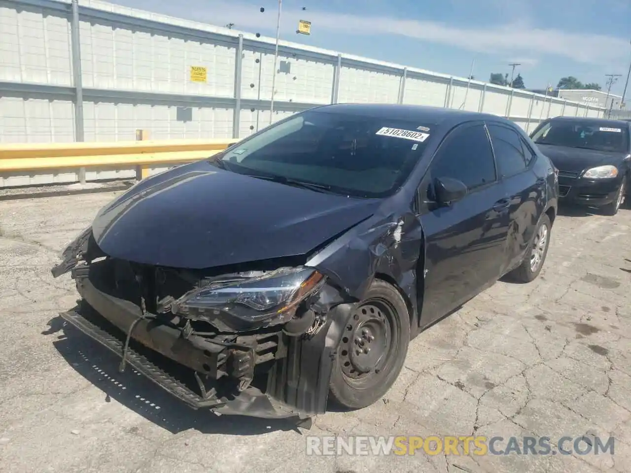 2 Photograph of a damaged car 2T1BURHE1KC235453 TOYOTA COROLLA 2019