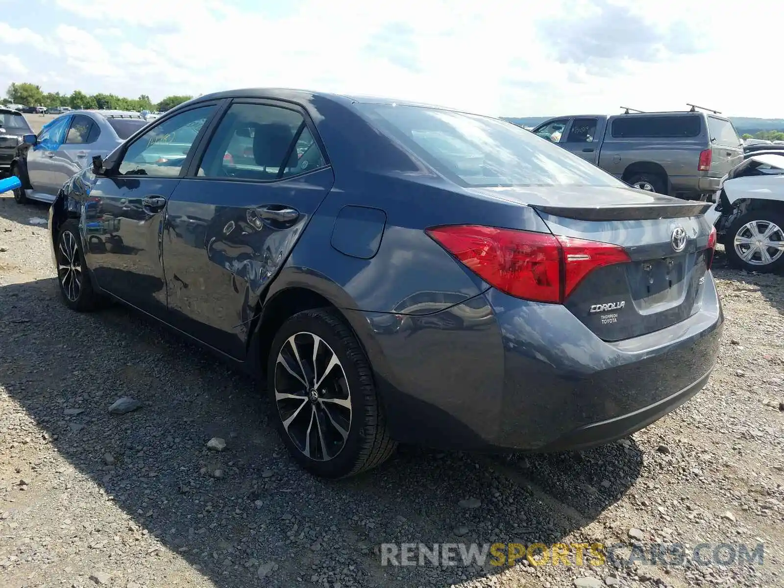 3 Photograph of a damaged car 2T1BURHE1KC235890 TOYOTA COROLLA 2019