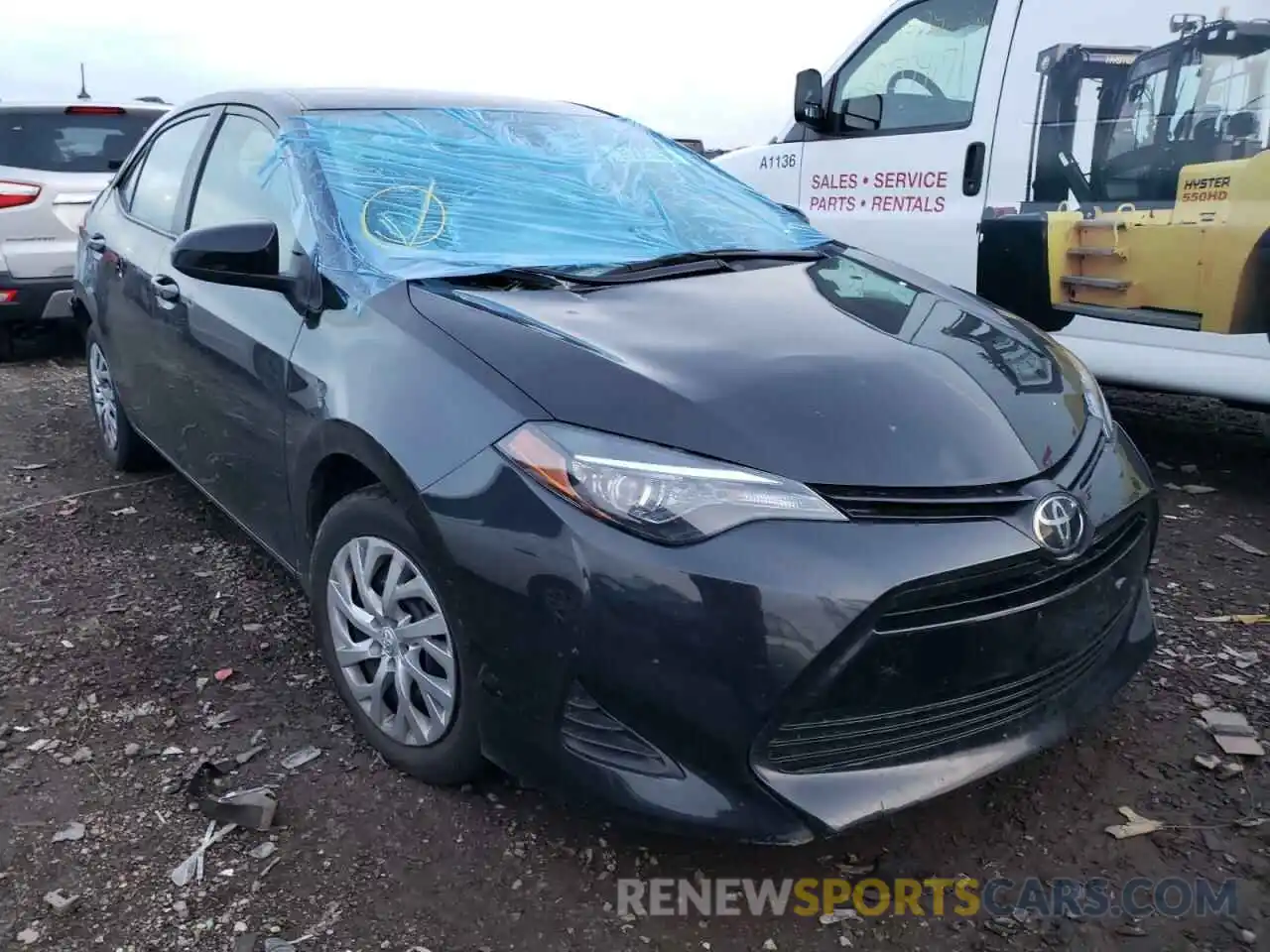 1 Photograph of a damaged car 2T1BURHE1KC236344 TOYOTA COROLLA 2019