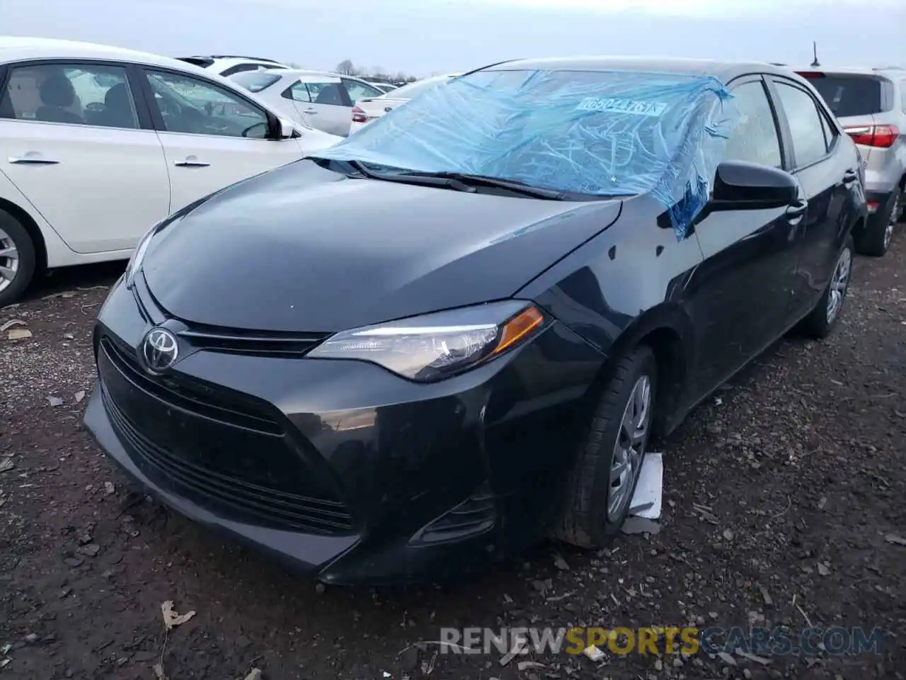 2 Photograph of a damaged car 2T1BURHE1KC236344 TOYOTA COROLLA 2019