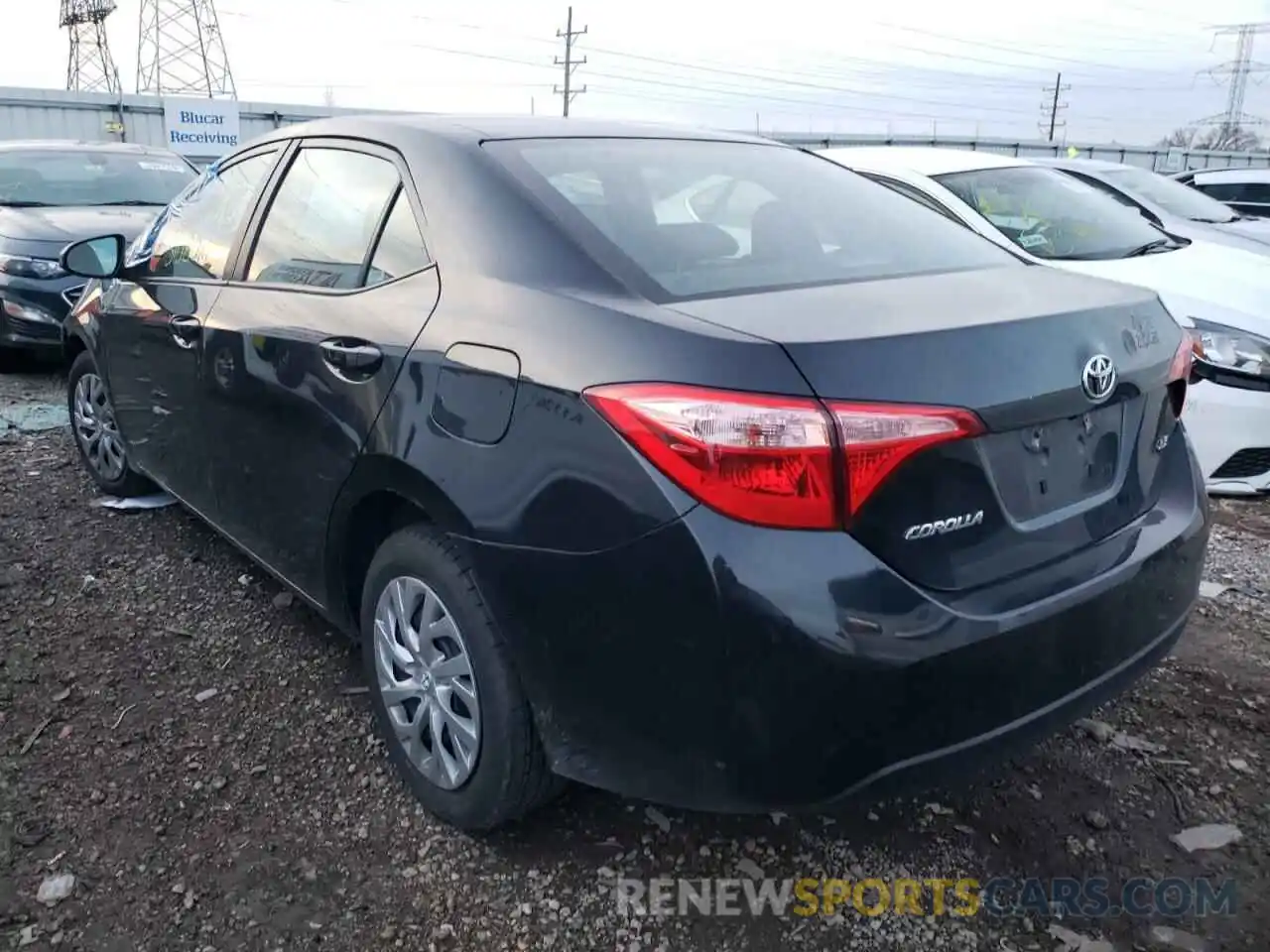 3 Photograph of a damaged car 2T1BURHE1KC236344 TOYOTA COROLLA 2019