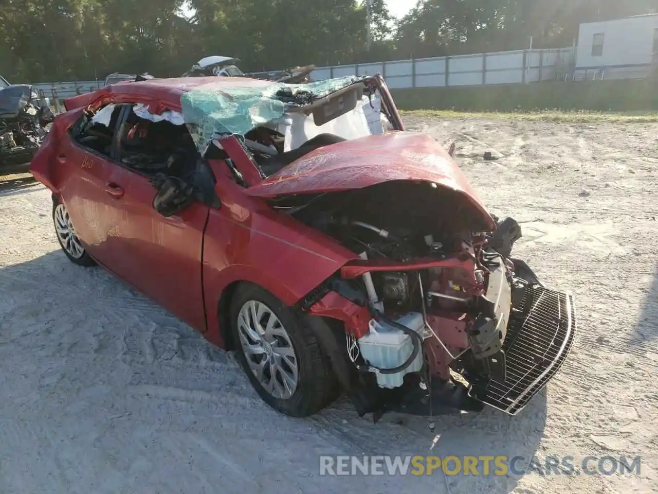 1 Photograph of a damaged car 2T1BURHE1KC236747 TOYOTA COROLLA 2019