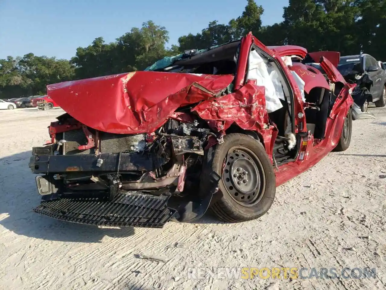 2 Photograph of a damaged car 2T1BURHE1KC236747 TOYOTA COROLLA 2019