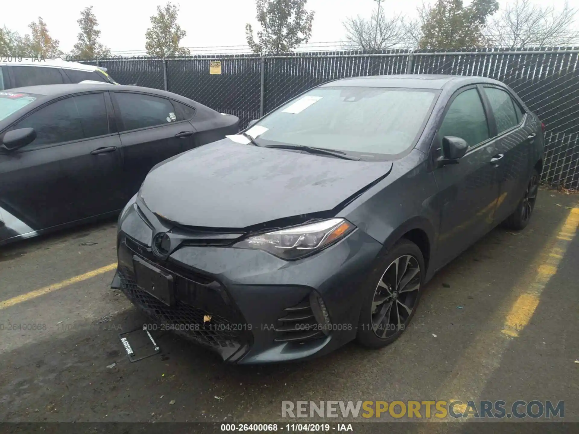 2 Photograph of a damaged car 2T1BURHE1KC236960 TOYOTA COROLLA 2019