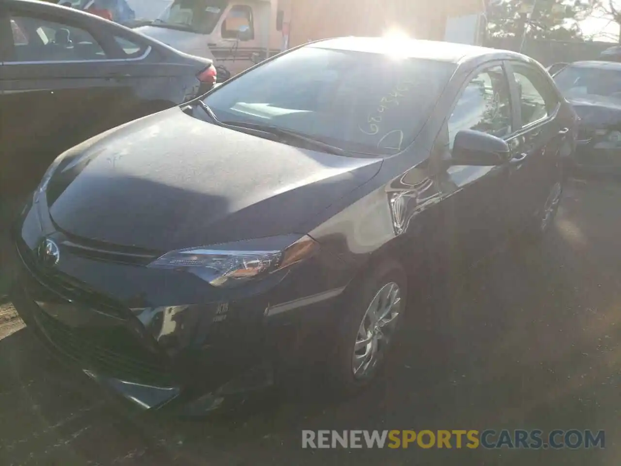 2 Photograph of a damaged car 2T1BURHE1KC237011 TOYOTA COROLLA 2019