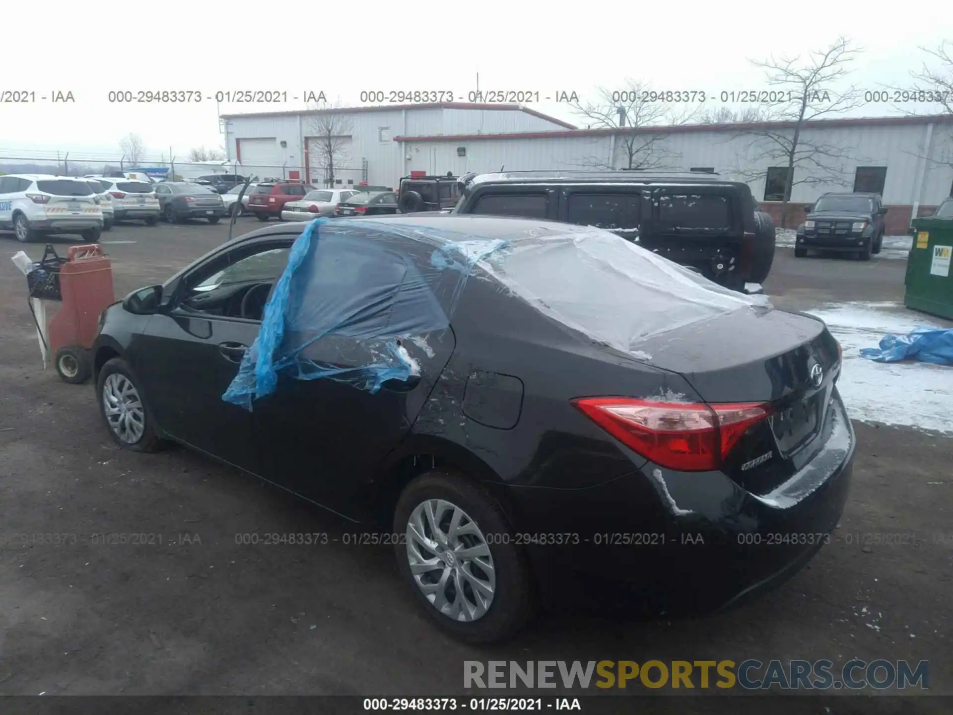 3 Photograph of a damaged car 2T1BURHE1KC237199 TOYOTA COROLLA 2019