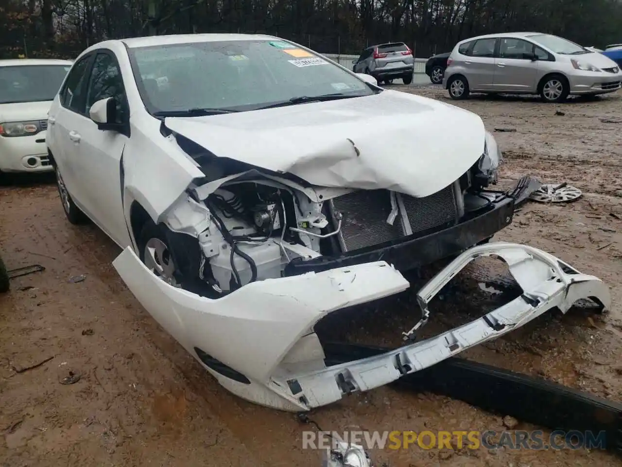 1 Photograph of a damaged car 2T1BURHE1KC237204 TOYOTA COROLLA 2019