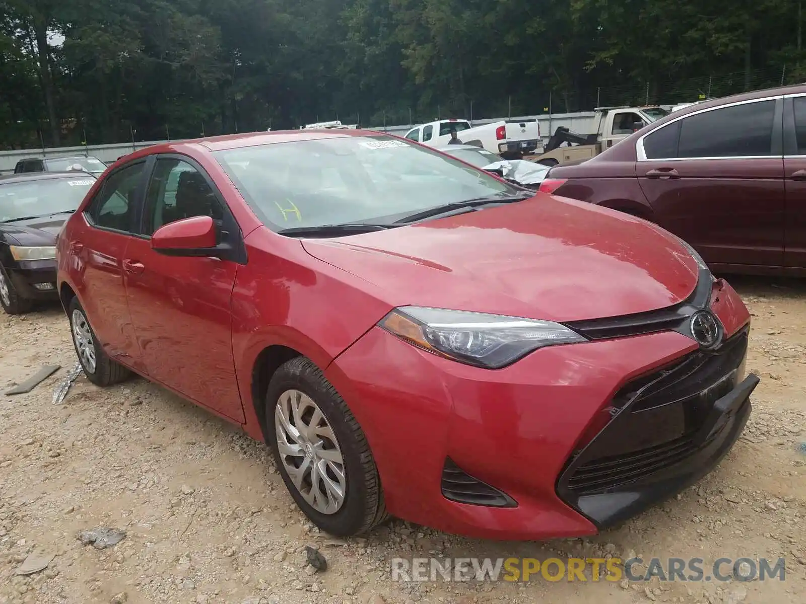 1 Photograph of a damaged car 2T1BURHE1KC237333 TOYOTA COROLLA 2019