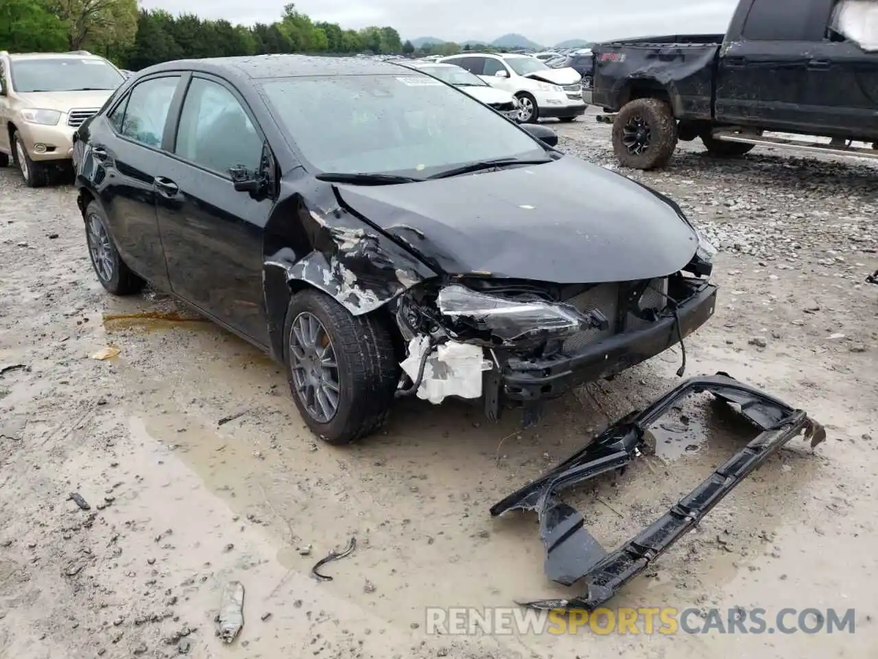 1 Photograph of a damaged car 2T1BURHE1KC237834 TOYOTA COROLLA 2019