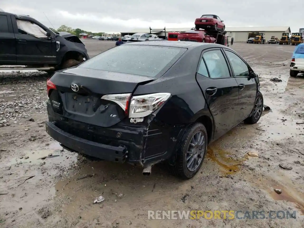 4 Photograph of a damaged car 2T1BURHE1KC237834 TOYOTA COROLLA 2019