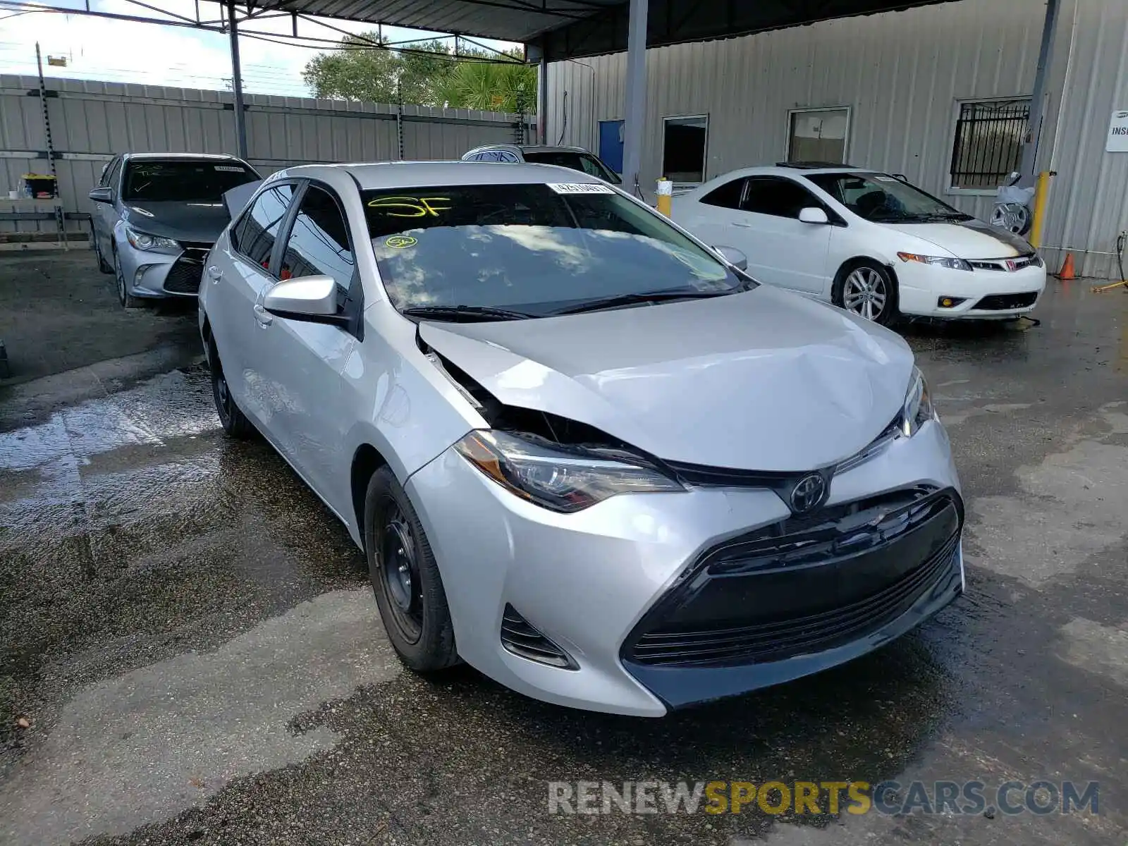 1 Photograph of a damaged car 2T1BURHE1KC238479 TOYOTA COROLLA 2019