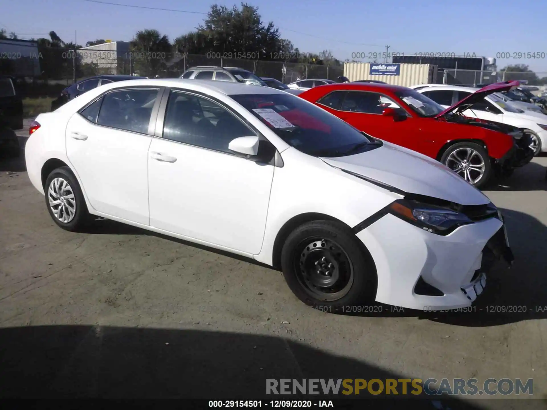 1 Photograph of a damaged car 2T1BURHE1KC238644 TOYOTA COROLLA 2019