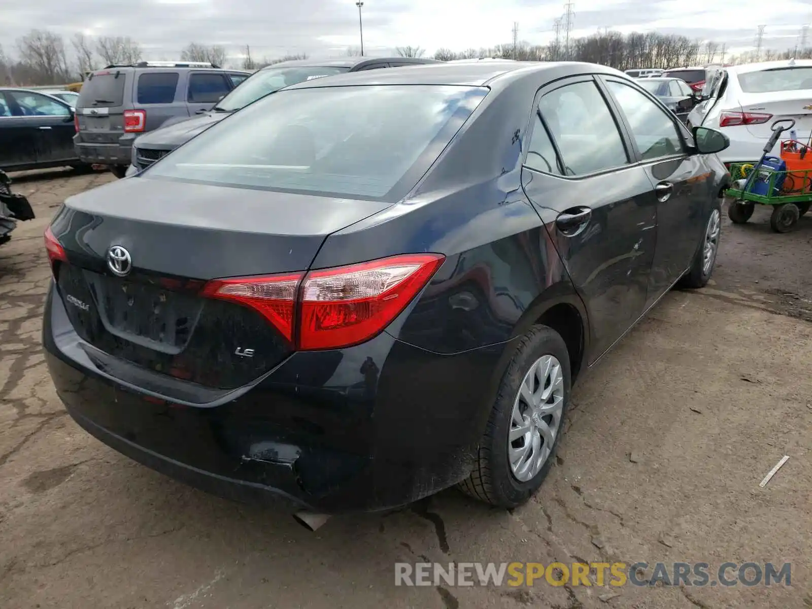 4 Photograph of a damaged car 2T1BURHE1KC238806 TOYOTA COROLLA 2019