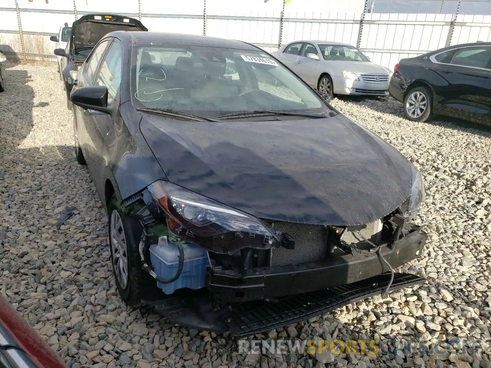 1 Photograph of a damaged car 2T1BURHE1KC238935 TOYOTA COROLLA 2019