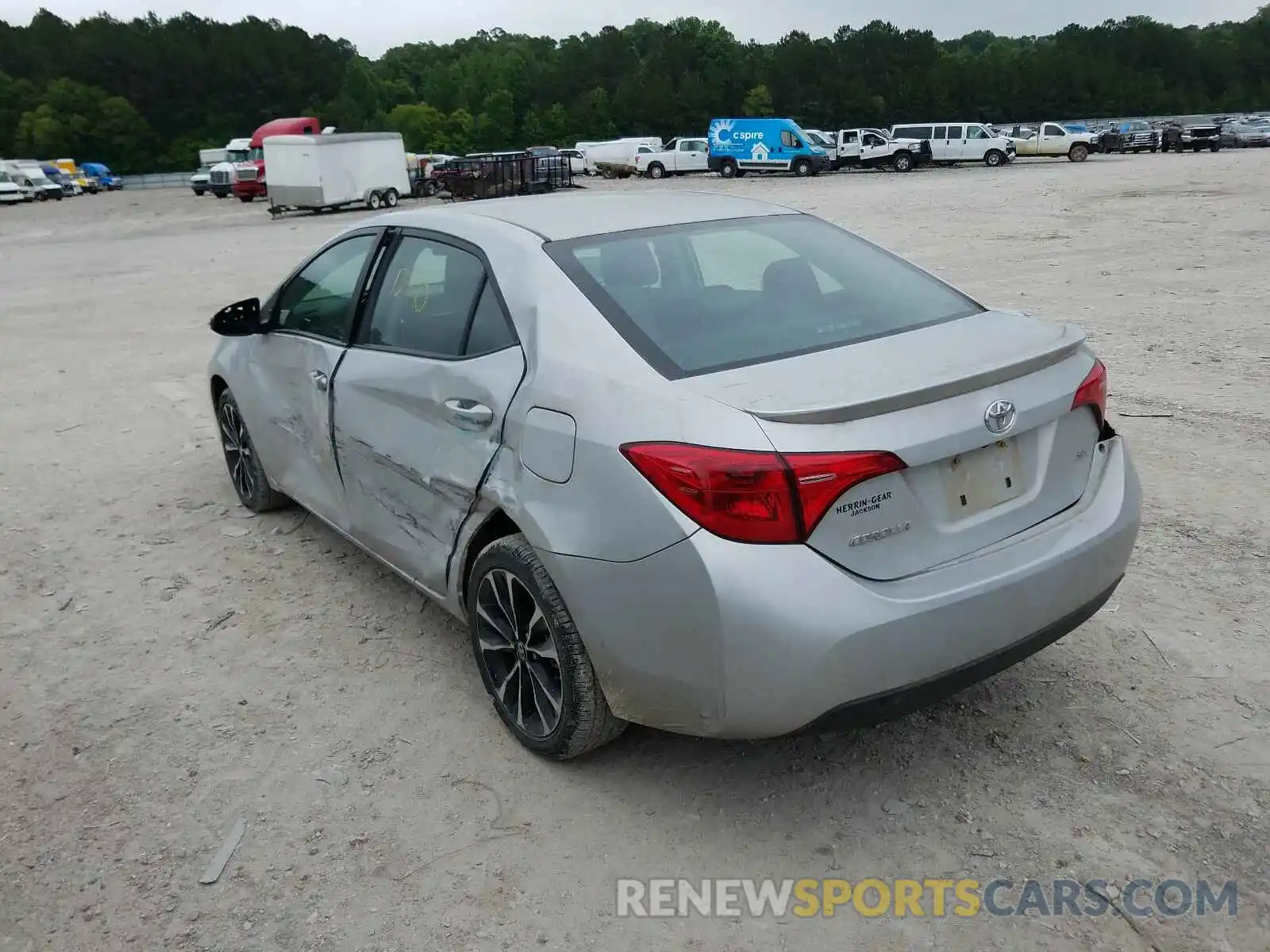 3 Photograph of a damaged car 2T1BURHE1KC239194 TOYOTA COROLLA 2019