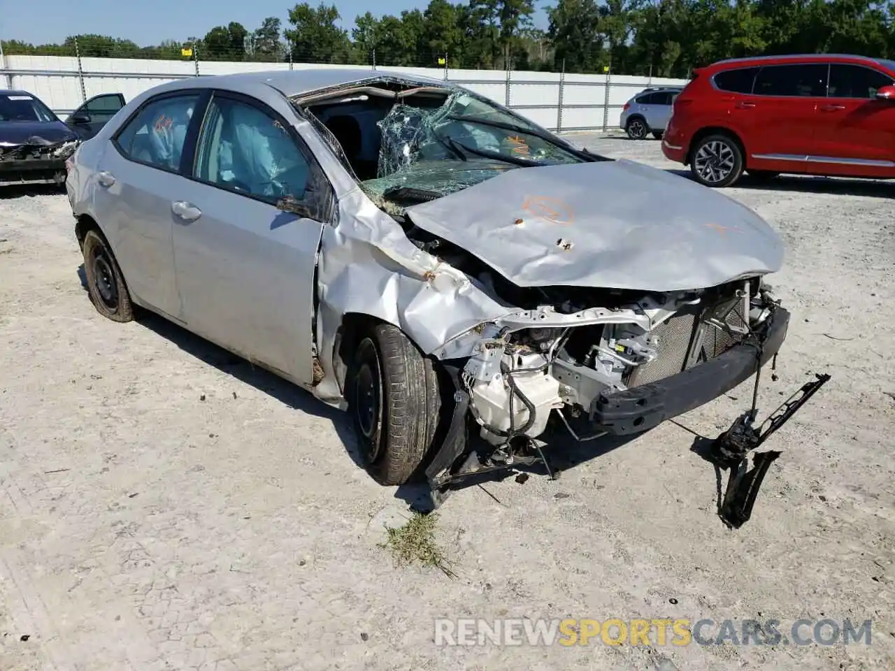 1 Photograph of a damaged car 2T1BURHE1KC239261 TOYOTA COROLLA 2019