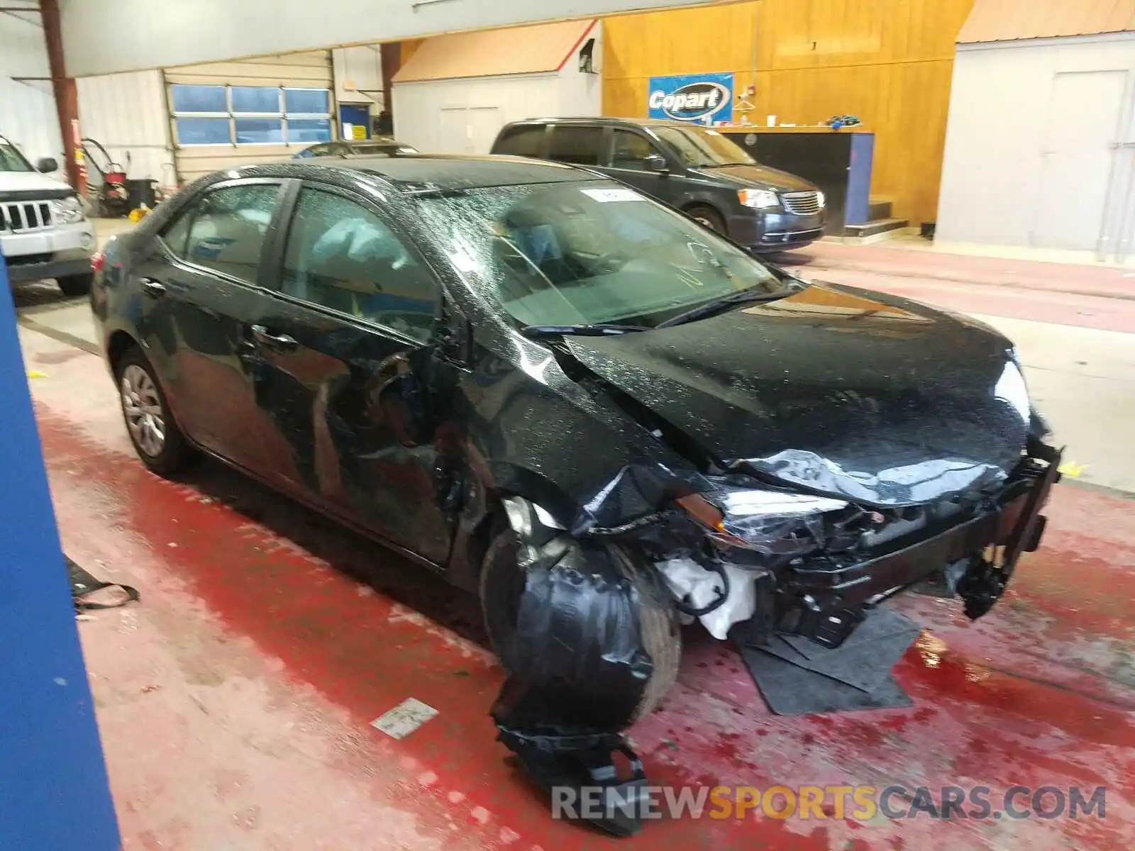 1 Photograph of a damaged car 2T1BURHE1KC239311 TOYOTA COROLLA 2019