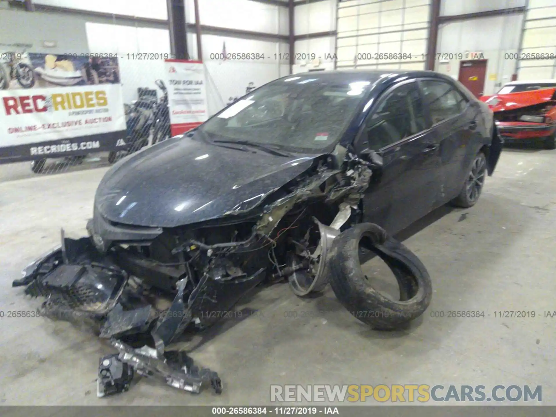 2 Photograph of a damaged car 2T1BURHE1KC239468 TOYOTA COROLLA 2019