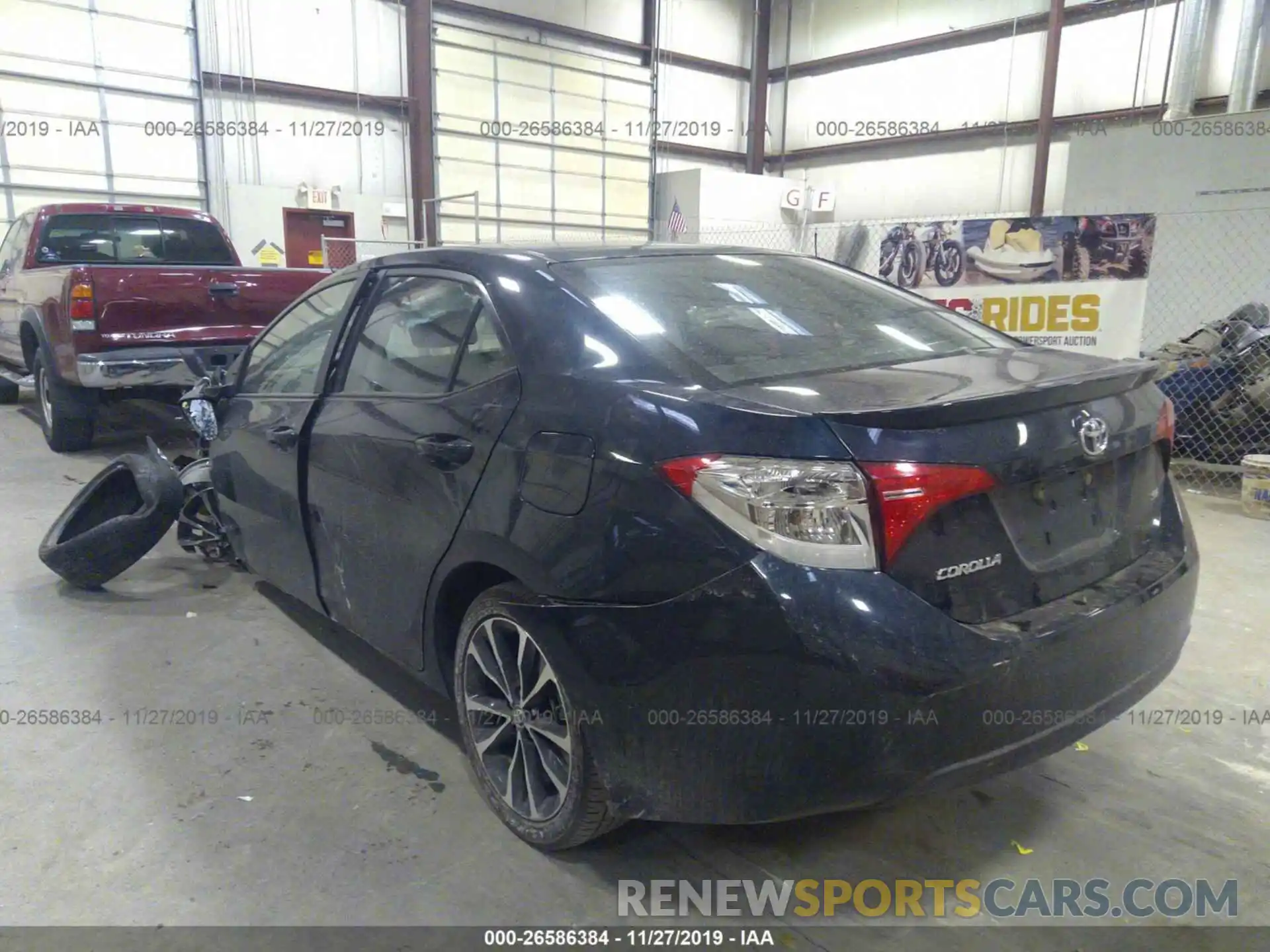 3 Photograph of a damaged car 2T1BURHE1KC239468 TOYOTA COROLLA 2019