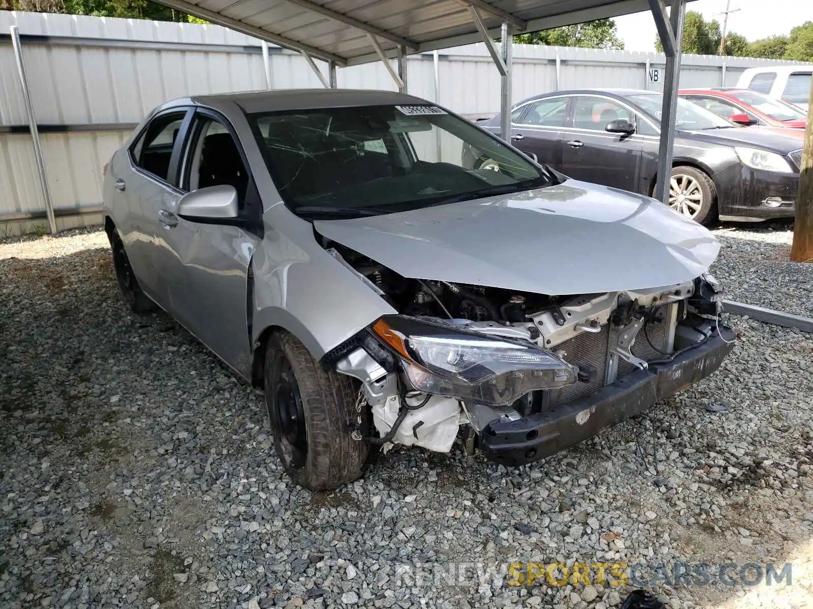 1 Photograph of a damaged car 2T1BURHE1KC240183 TOYOTA COROLLA 2019