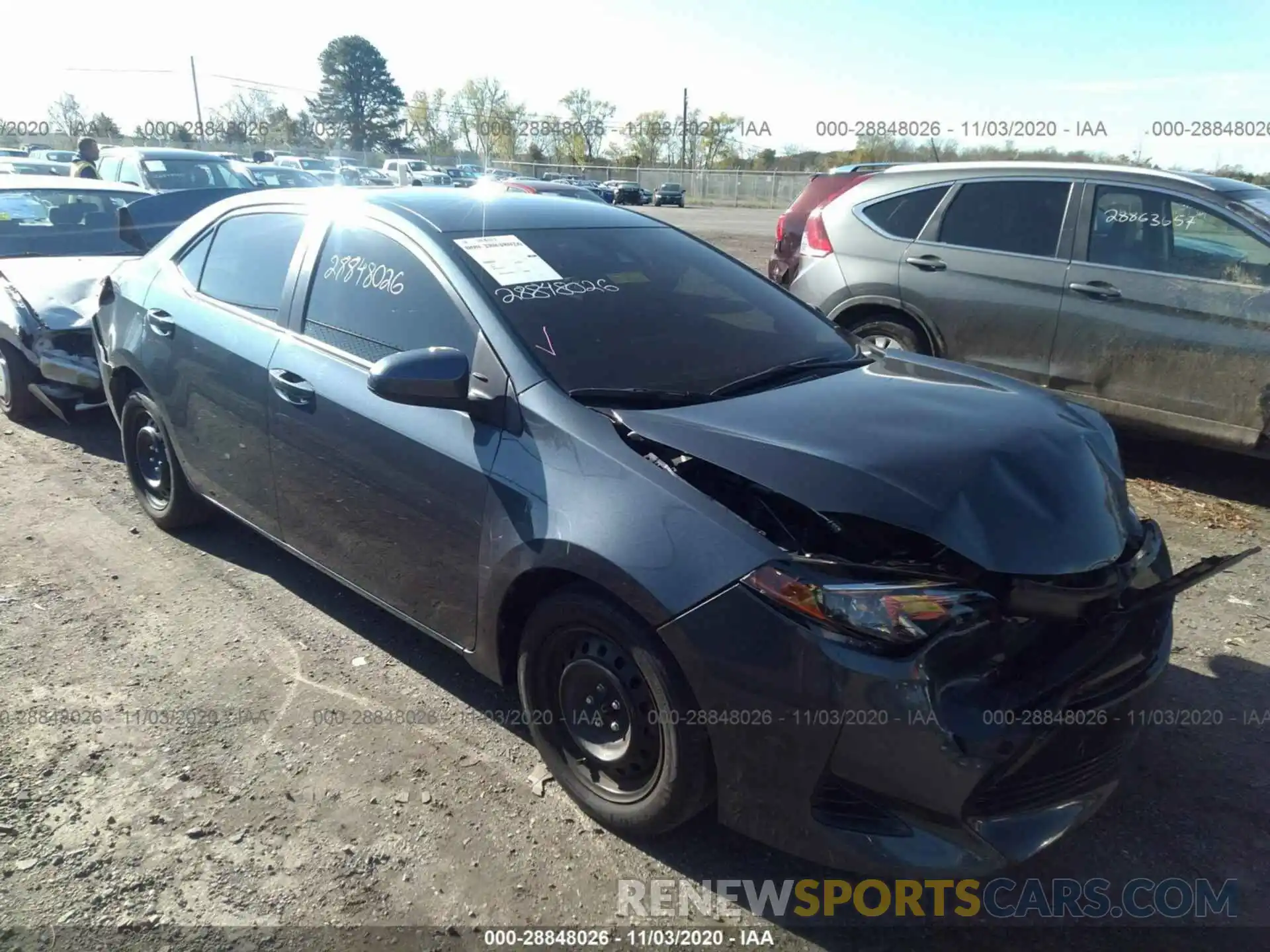 1 Photograph of a damaged car 2T1BURHE1KC240250 TOYOTA COROLLA 2019