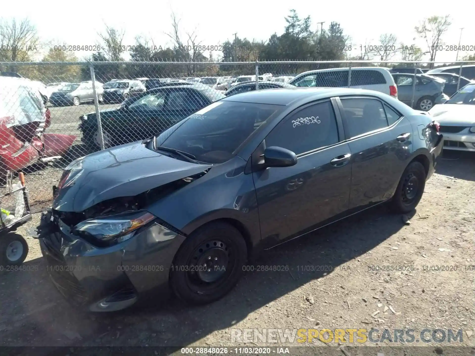 2 Photograph of a damaged car 2T1BURHE1KC240250 TOYOTA COROLLA 2019