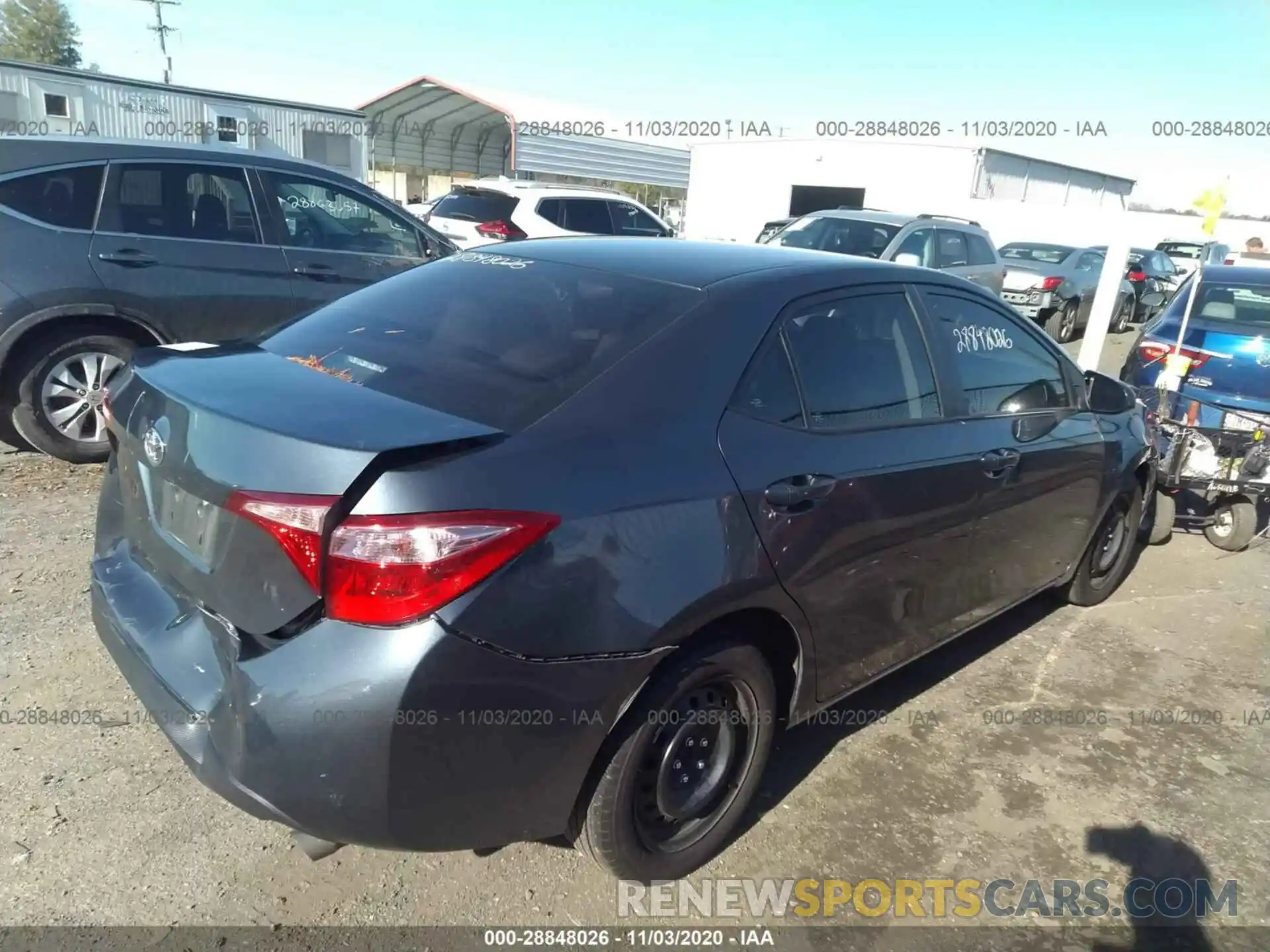 4 Photograph of a damaged car 2T1BURHE1KC240250 TOYOTA COROLLA 2019