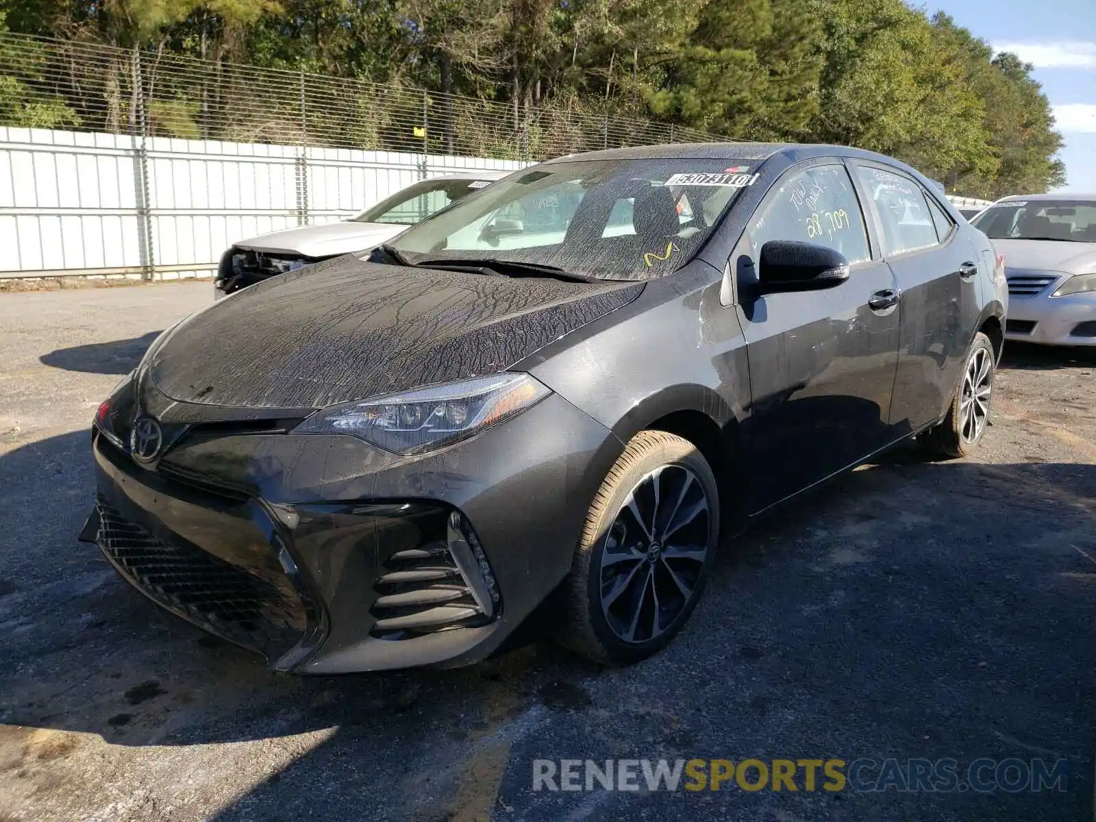 2 Photograph of a damaged car 2T1BURHE1KC240457 TOYOTA COROLLA 2019