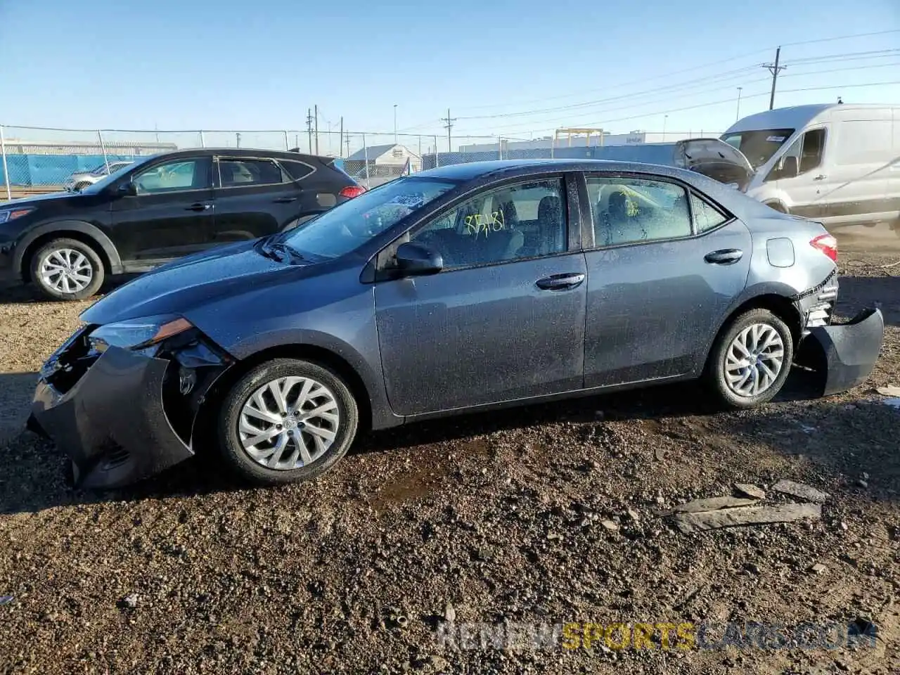 1 Photograph of a damaged car 2T1BURHE1KC240488 TOYOTA COROLLA 2019