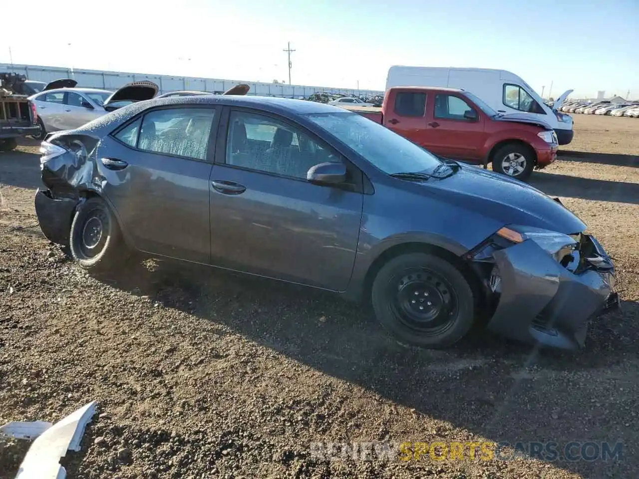 4 Photograph of a damaged car 2T1BURHE1KC240488 TOYOTA COROLLA 2019