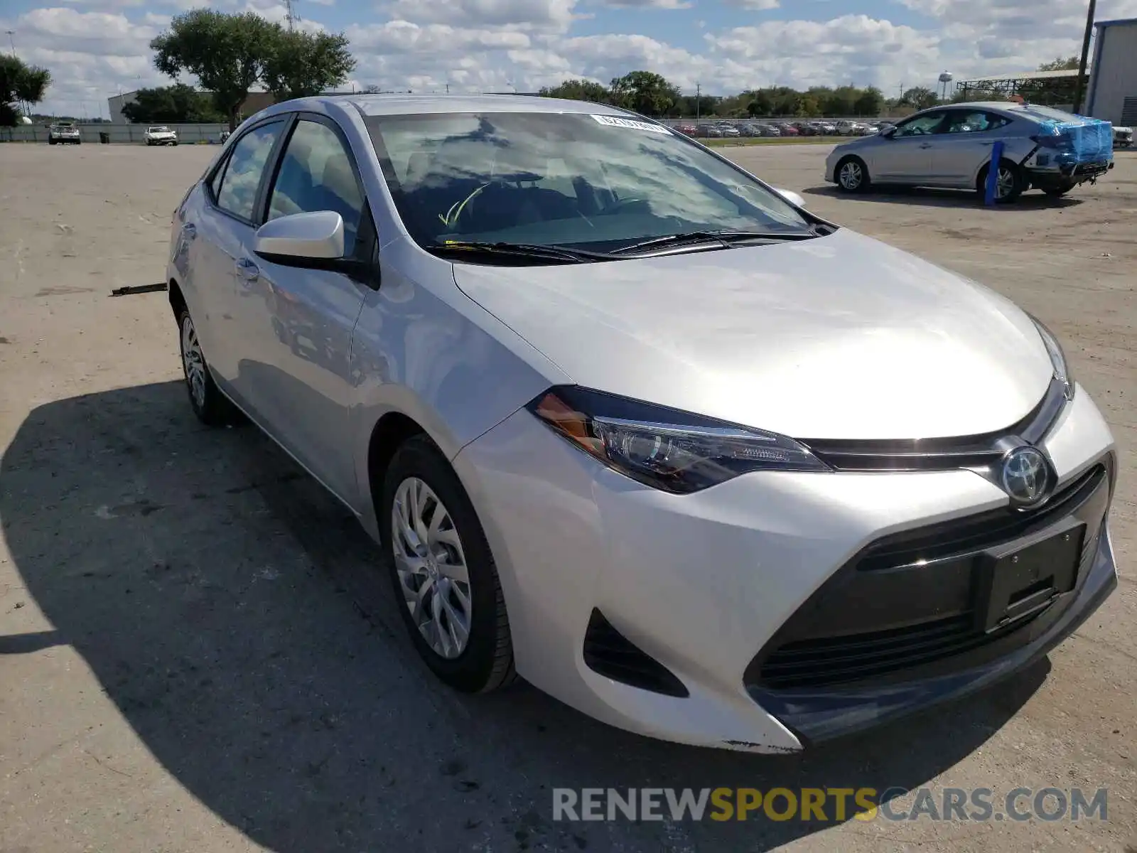 1 Photograph of a damaged car 2T1BURHE1KC242421 TOYOTA COROLLA 2019