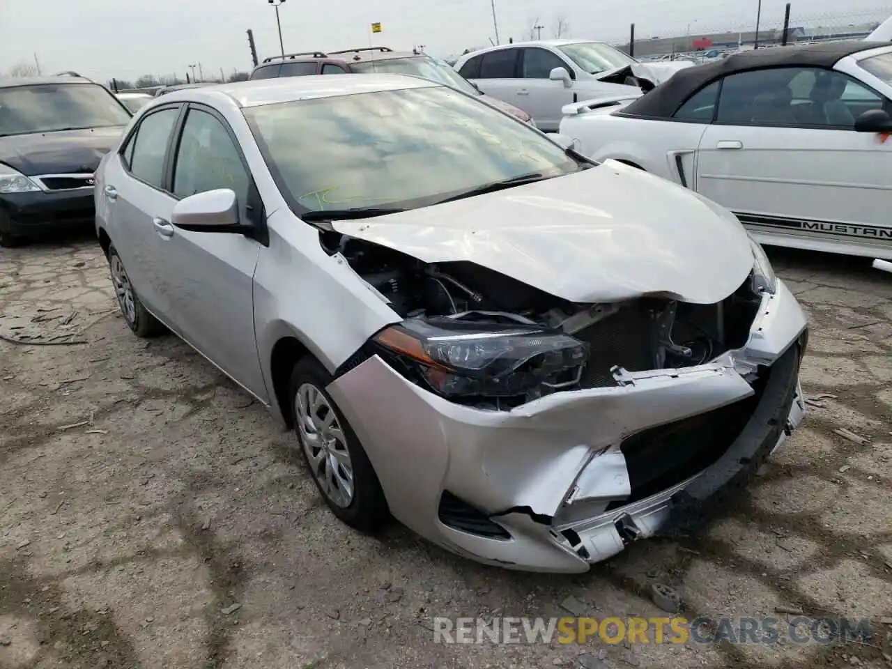 1 Photograph of a damaged car 2T1BURHE1KC242662 TOYOTA COROLLA 2019