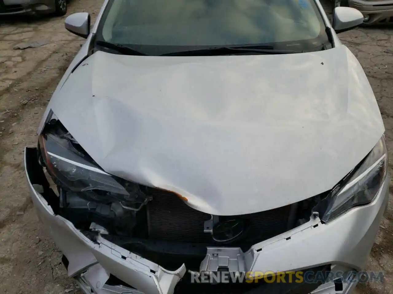 7 Photograph of a damaged car 2T1BURHE1KC242662 TOYOTA COROLLA 2019