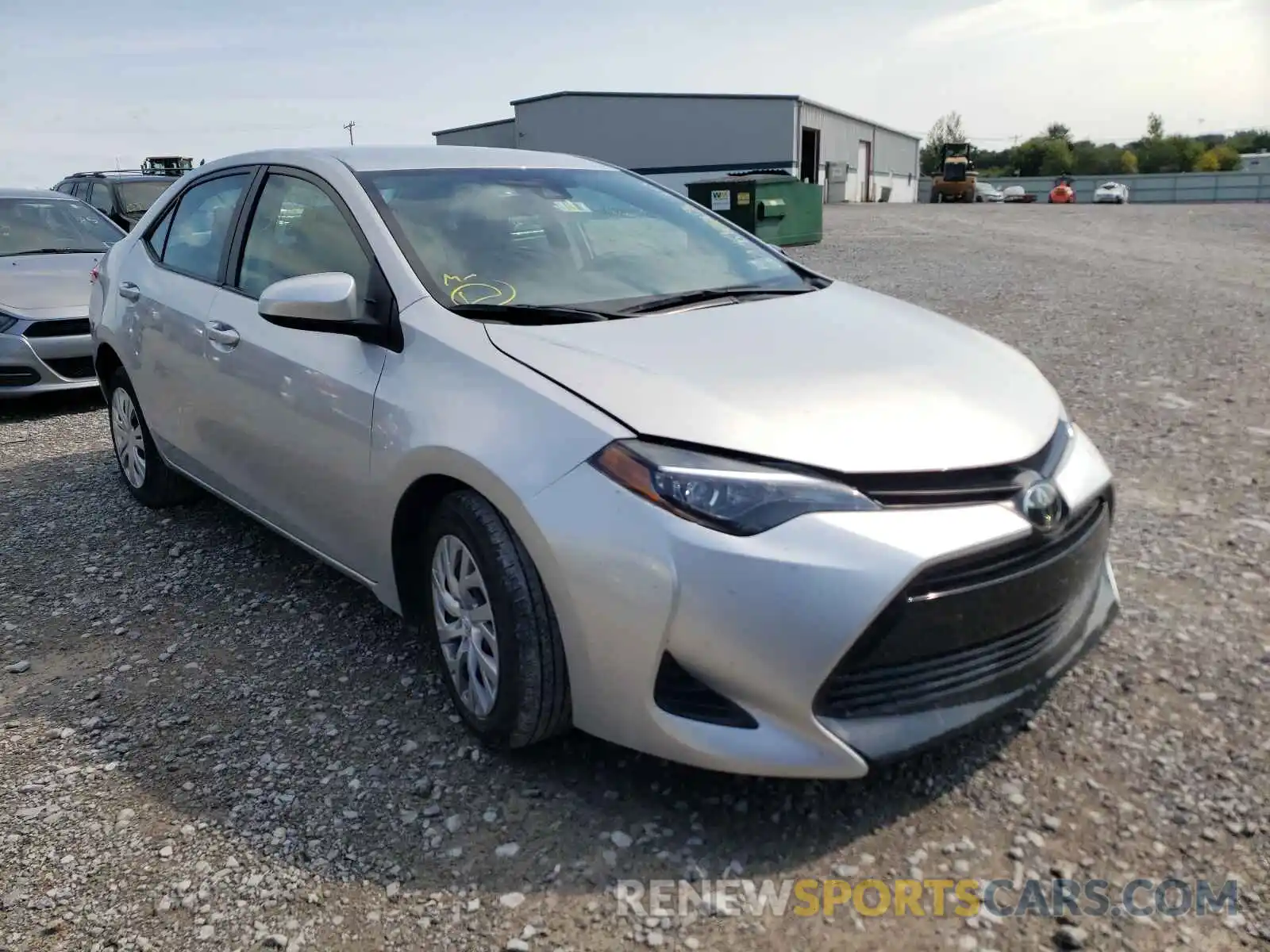 1 Photograph of a damaged car 2T1BURHE1KC242953 TOYOTA COROLLA 2019