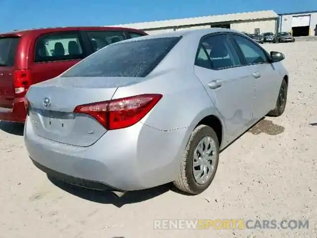 4 Photograph of a damaged car 2T1BURHE1KC243052 TOYOTA COROLLA 2019