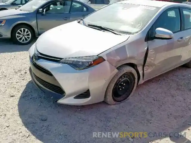 9 Photograph of a damaged car 2T1BURHE1KC243052 TOYOTA COROLLA 2019