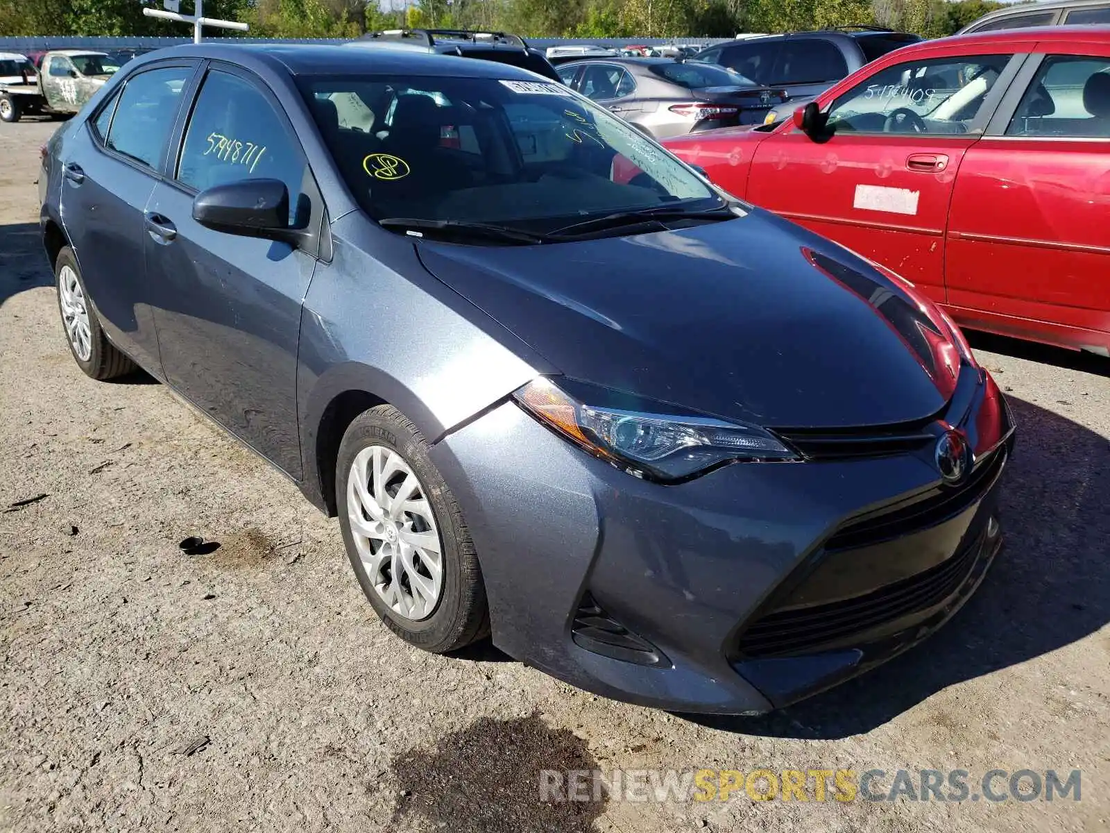 1 Photograph of a damaged car 2T1BURHE1KC243133 TOYOTA COROLLA 2019