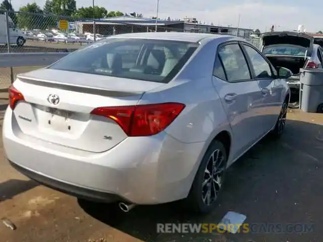 4 Photograph of a damaged car 2T1BURHE1KC243200 TOYOTA COROLLA 2019