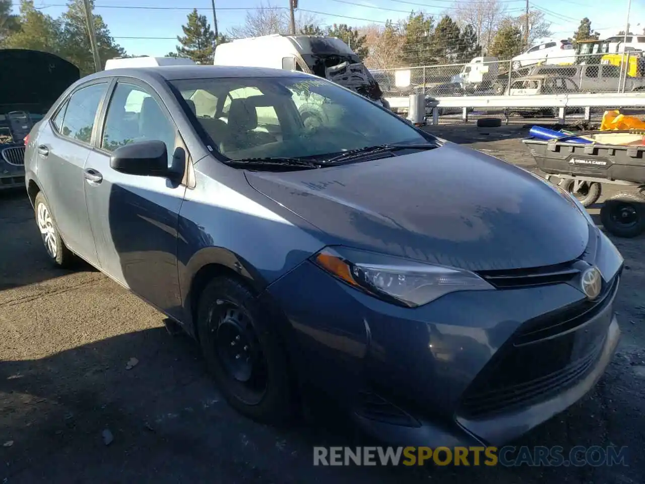 1 Photograph of a damaged car 2T1BURHE1KC243441 TOYOTA COROLLA 2019